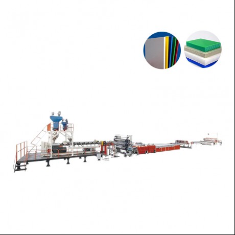 PP, PE, ABS, PVC vastag lemez extrudáló sor
