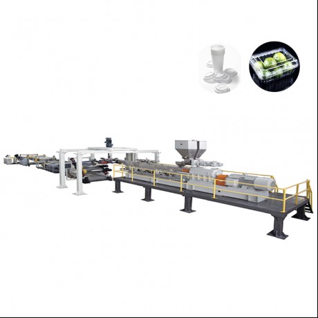 PLA lap extrudáló sor