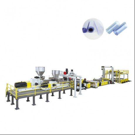 Twin Screw Dyer-mentes szellőző PET lap extrudáló sor