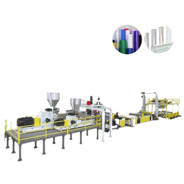 Kétcsavaros szárító nélküli szellőztetett PET-lap extrudáló sor